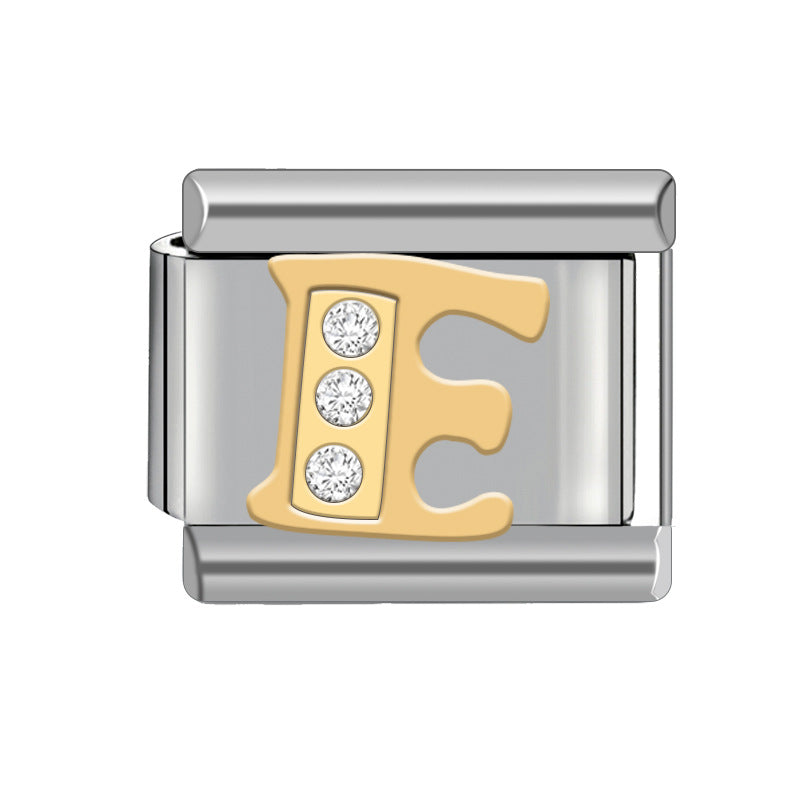 Wholesale Italian Charm Bracelet Diamond Bracelet 9mm DIY Pattern Free Stitching Detachable Composable Bracelet ACC-BT-JL009