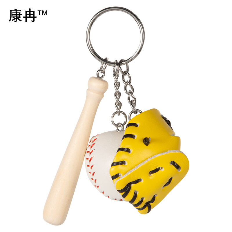 Wholesale Softball Gloves Baseball Keychain