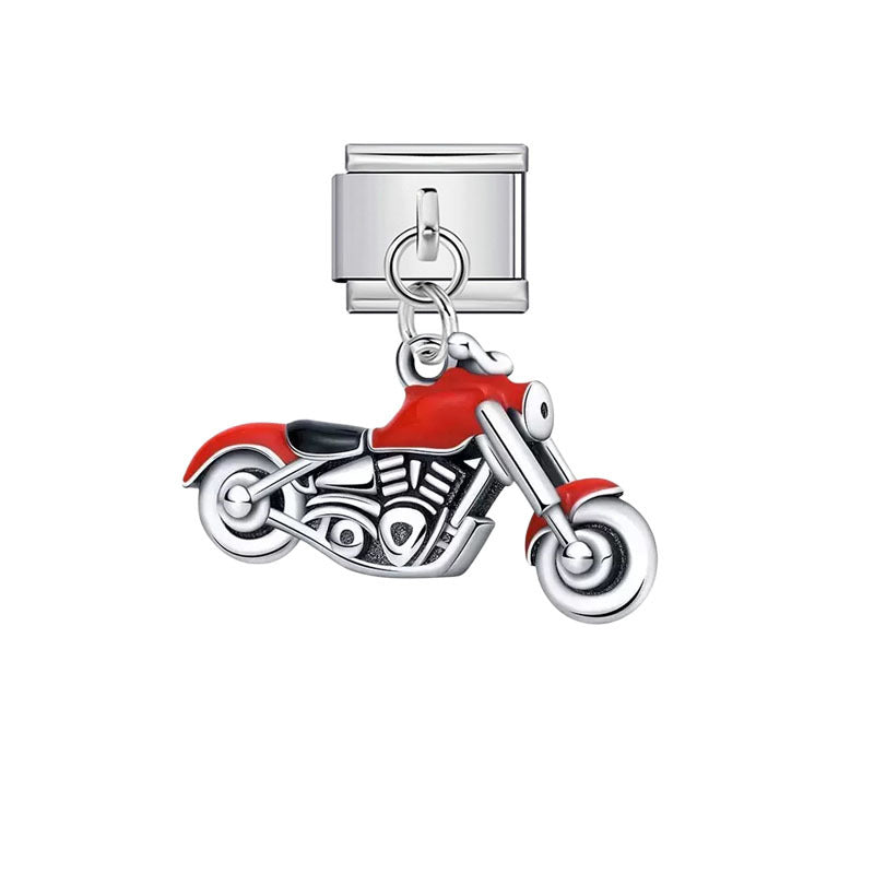 Wholesale Cartoon Stainless Steel DIY Bracelet Charms - Fashion Accessory for Resale