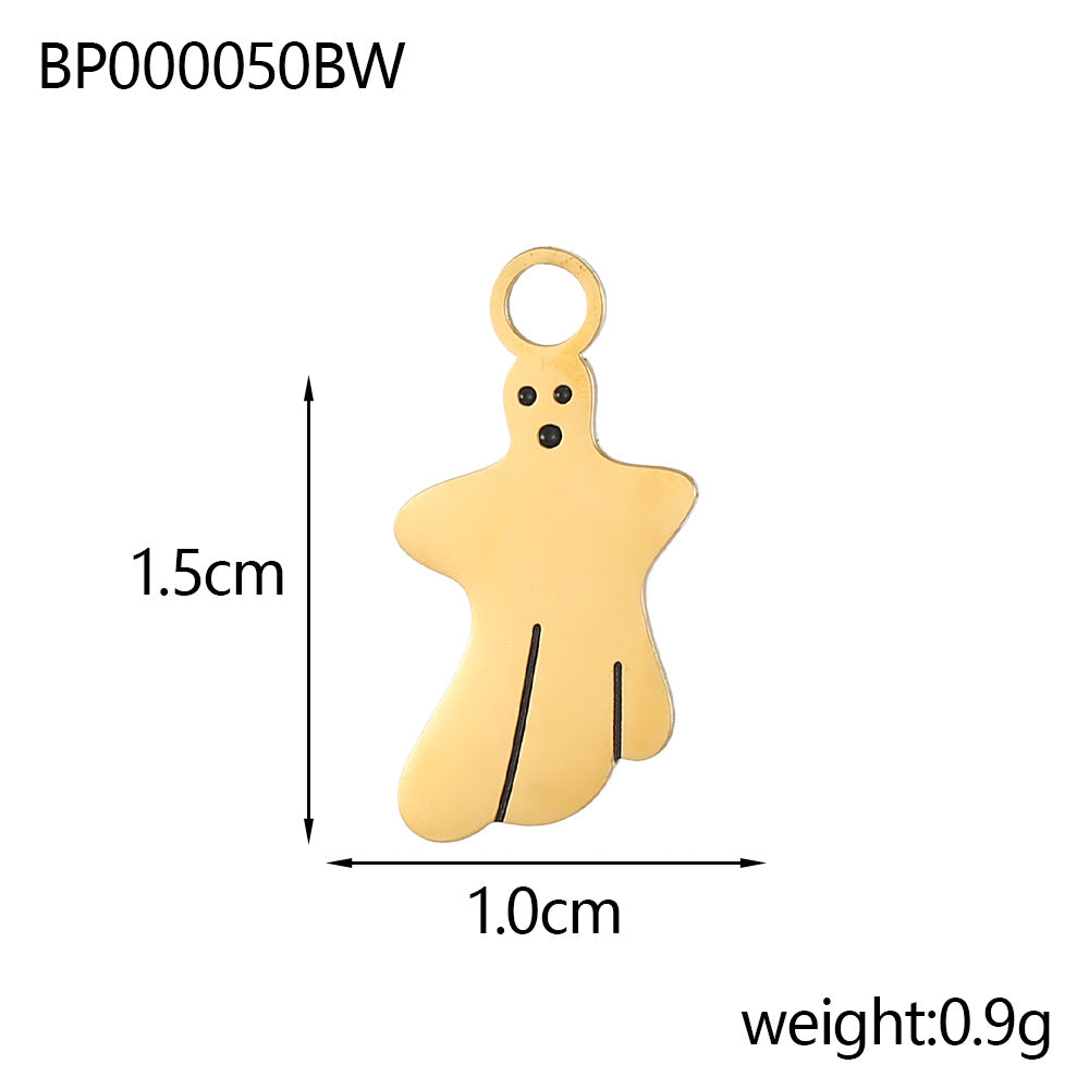 Wholesale  stainless steel skull head pendant