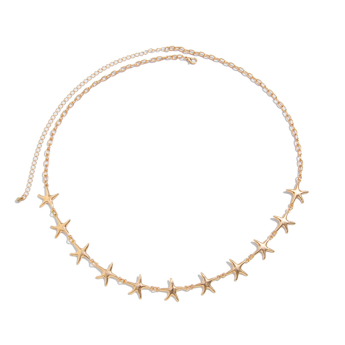 Wholesale Starfish shell opening adjustable ring set