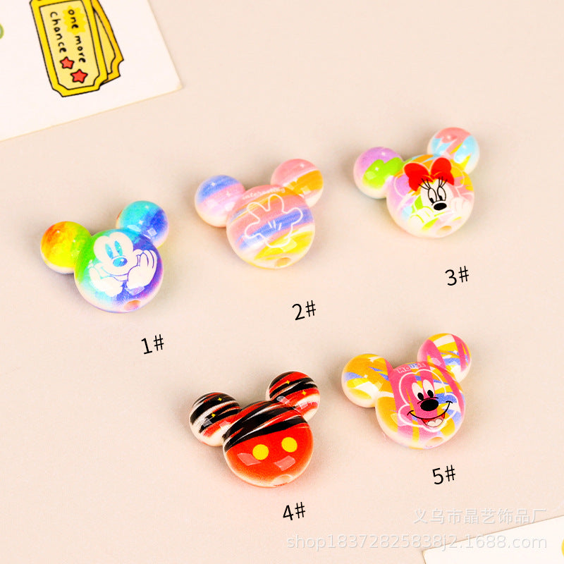 Wholesale random 10pcs Vertical Hole Focal Beads DIY Bead Accessories  ACCVIP