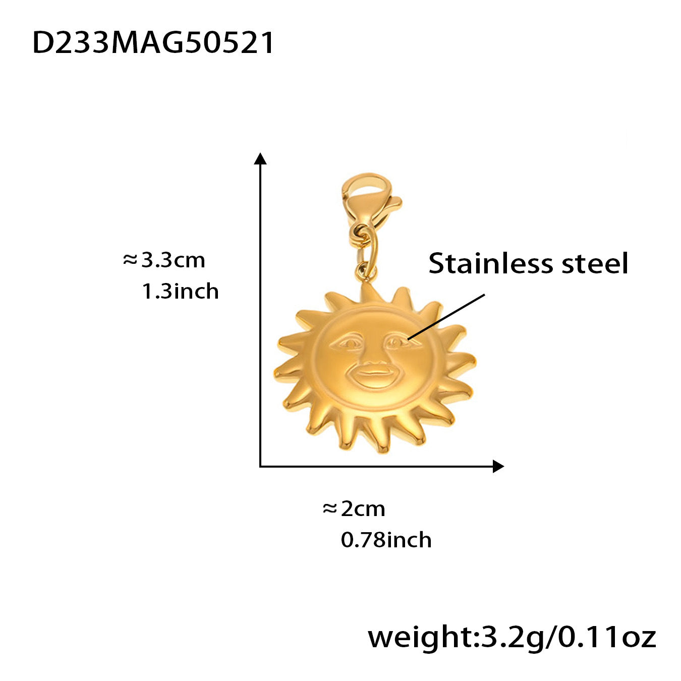 Wholesale Enigma Sun Goddess Moon Love Multi-Accessories DIY Bracelet