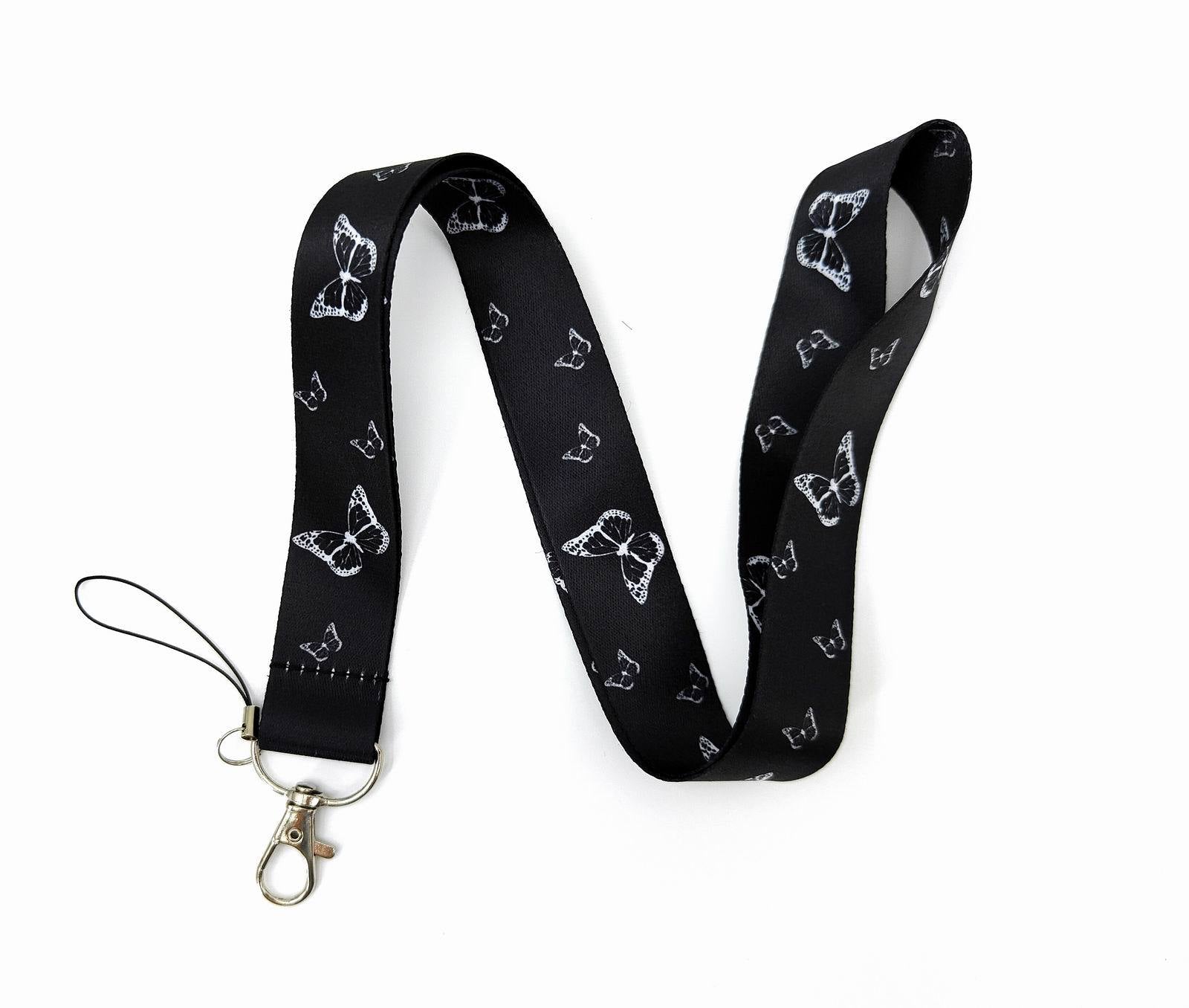 Wholesale 10pcs Colorful Butterfly Anime Lanyard Keychain ACC-KC-Zhans008