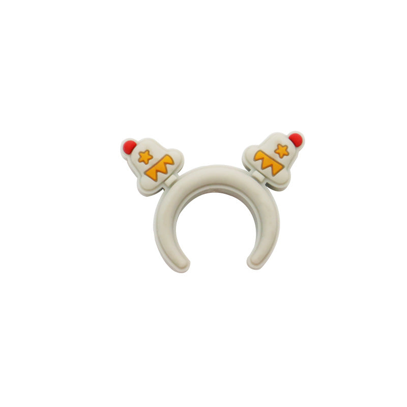 Wholesale 50pcs Christmas Silicone Beads Focal Beads DIY Beading Accessories ACC-BDS-JIaHao012