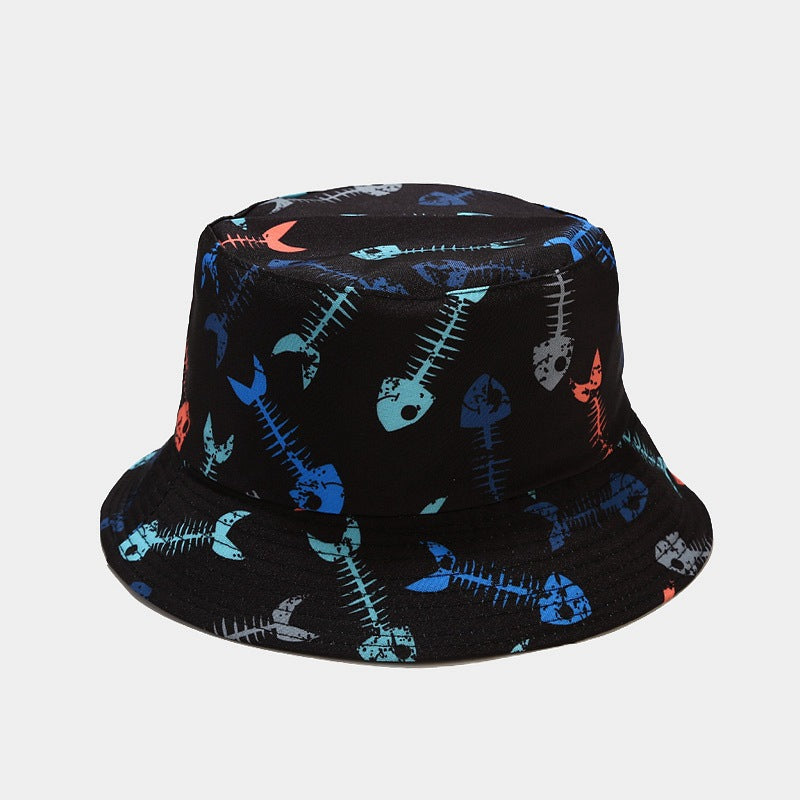 Wholesale Ocean Animal Pattern Double Sided Bucket Hat ACC-HT-LvYi008