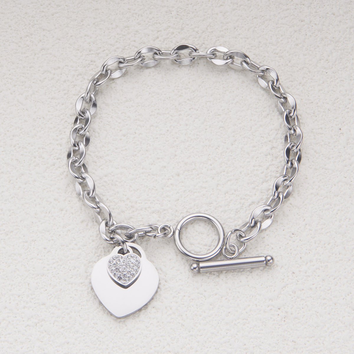 Wholesale Love Stainless Steel  Buckle High Sense  Bracelet
