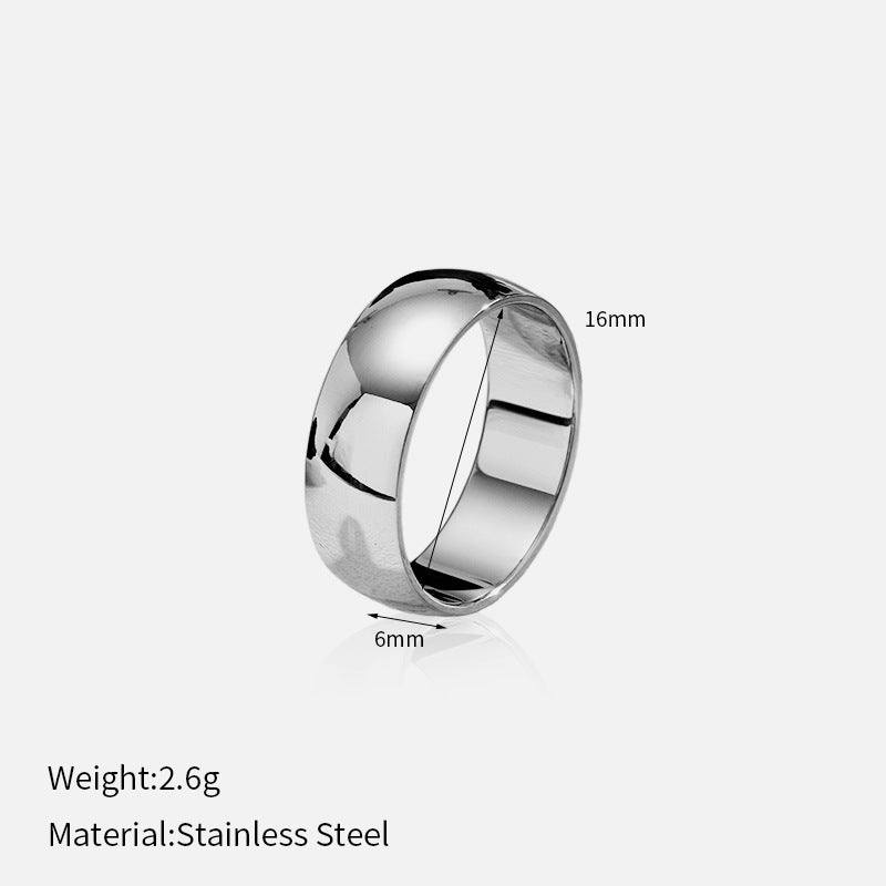 Wholesale Stainless Steel 6mm Inner and Outer Ball Ring