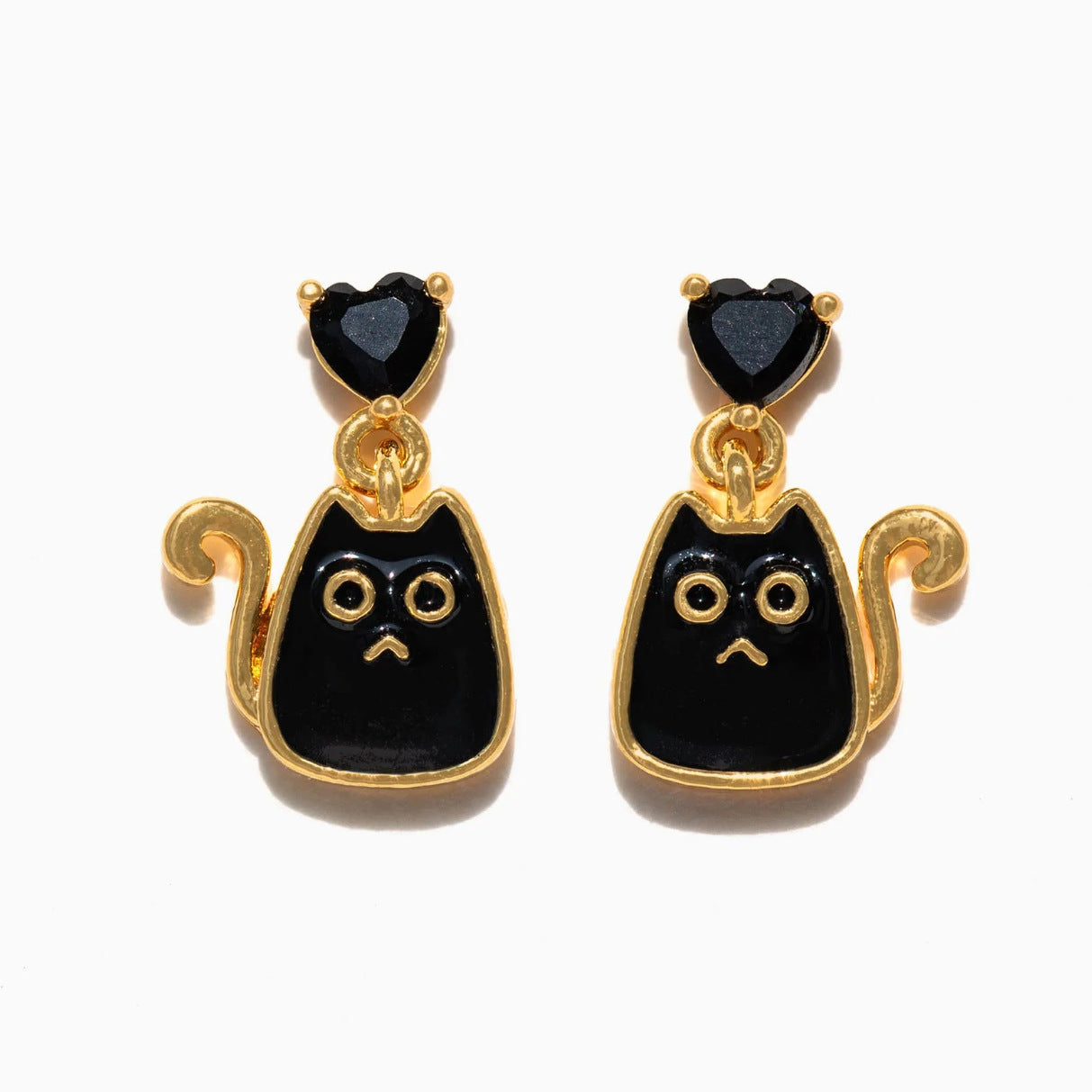 Wholesale Halloween Black Cat Pumpkin Skull Head Earrings