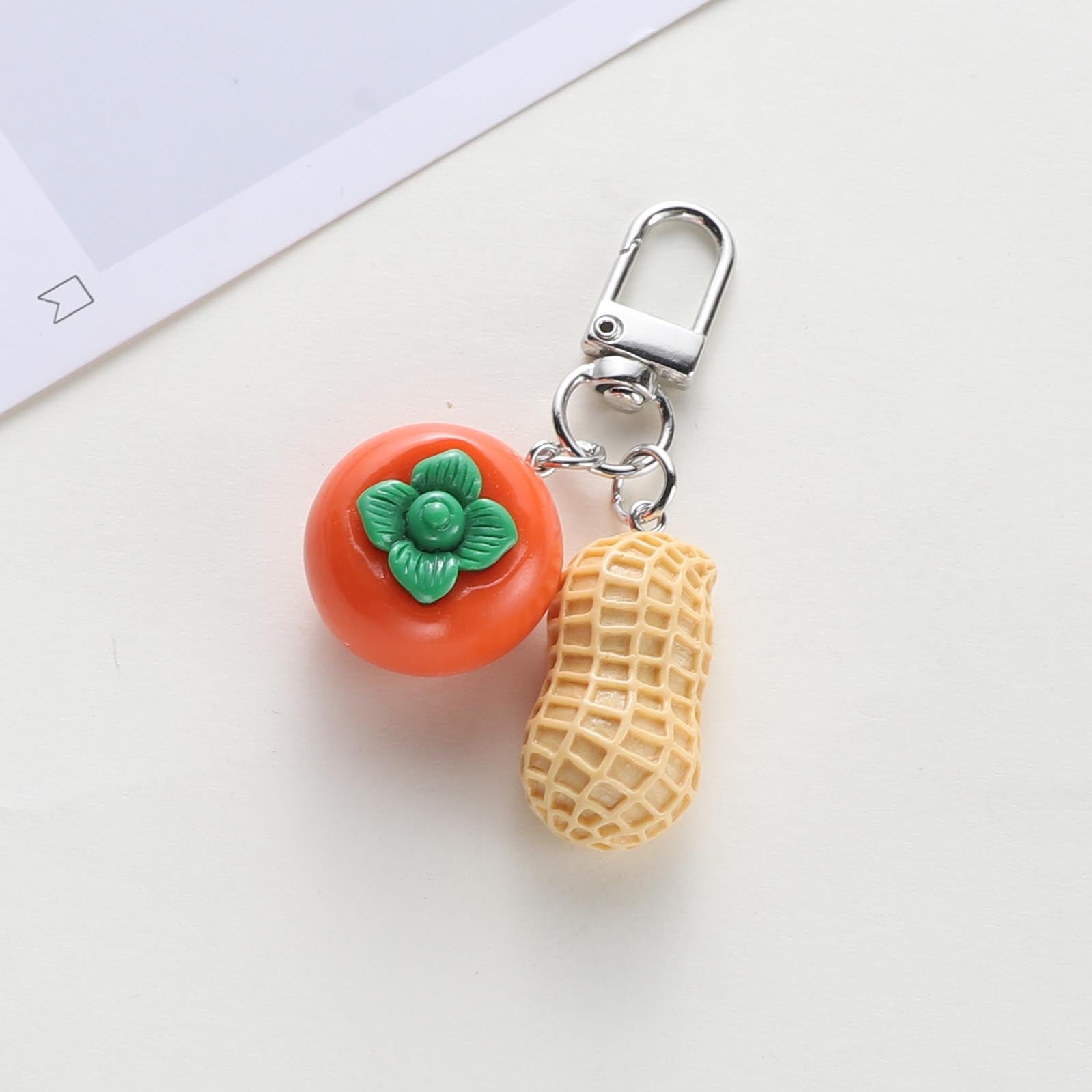 Wholesale Cute Tomato Peanut Keychain