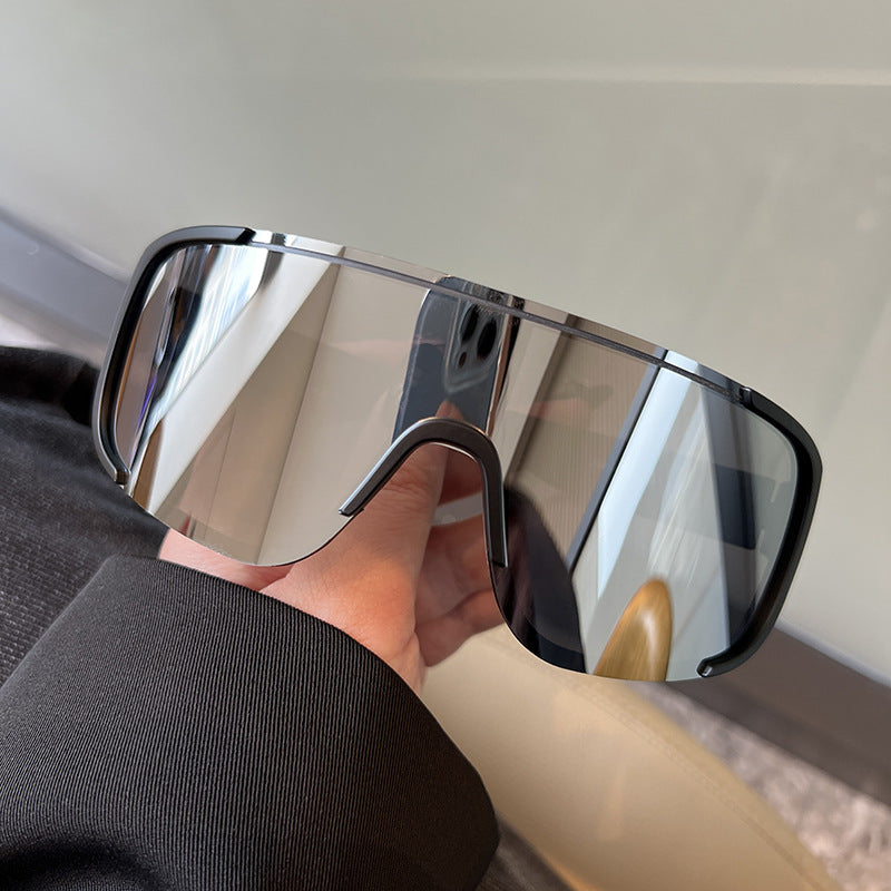 Wholesale Trendy Frameless Windproof Cycling Sunglasses UV400 Fashion Accessory Gift for Men