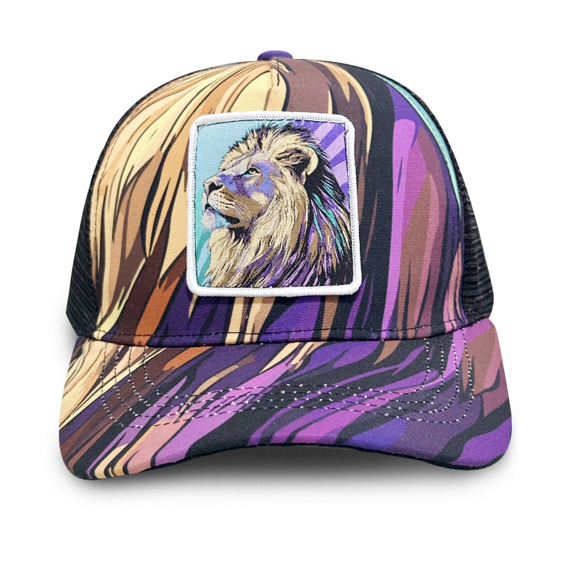 Wholesale Graffiti Animal Embroidery Baseball Cap
