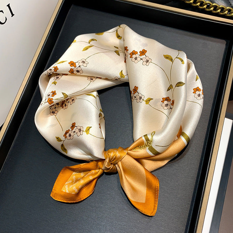 Wholesale  Silk f Women' s Autumn f f All-match Hair Band Fashion Small Square f
