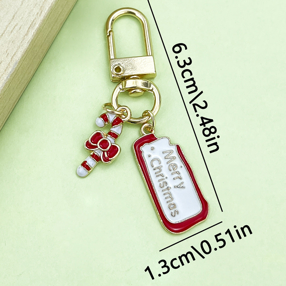 Wholesale Cute cartoon Christmas keychain