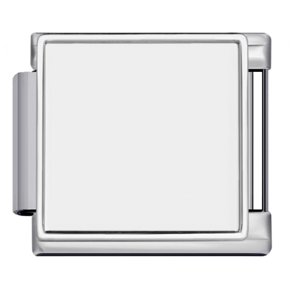 Wholesale Italian Module Bracelet Block Elastic ing Titanium Steel Strap Italian Charm