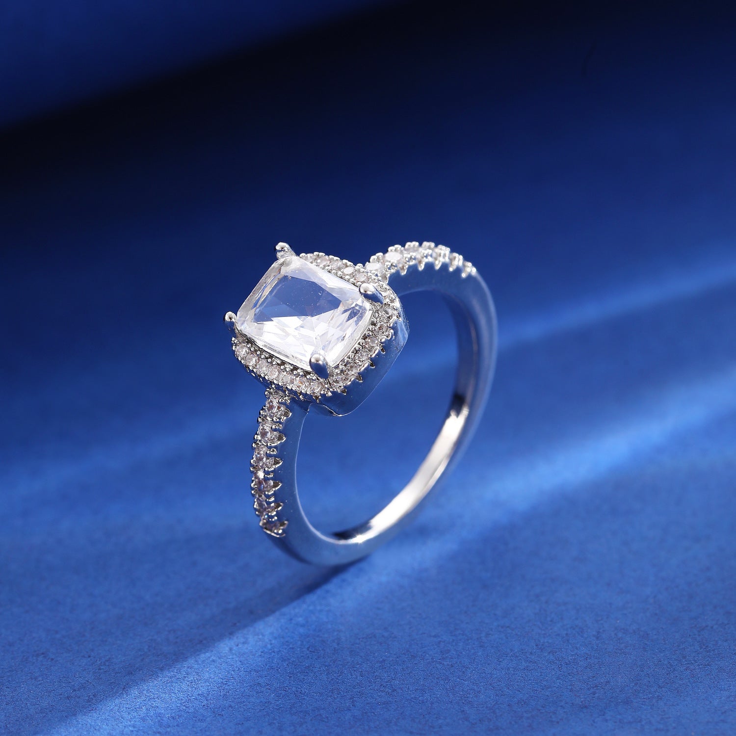 Wholesale color love zircon diamond ring