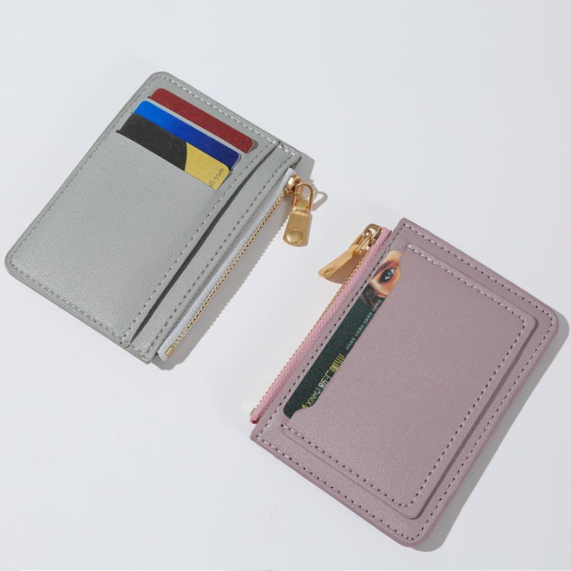 Wholesale Women's Ultra-thin Card Holder Candy Color Wallet