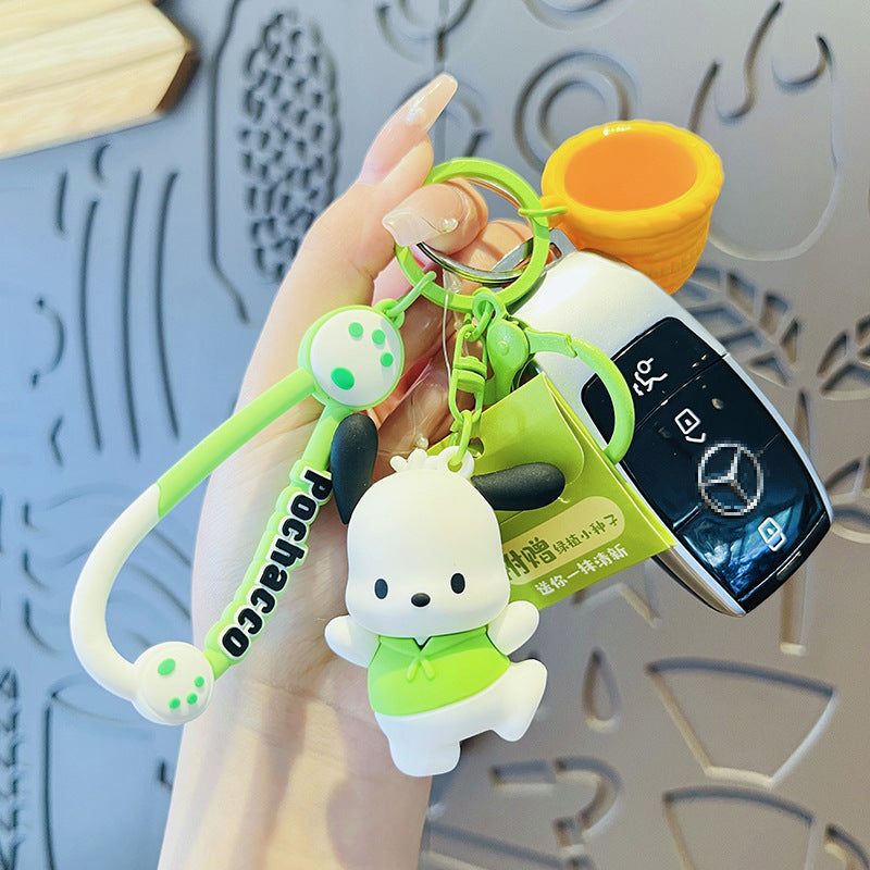 Wholesale Cartoon KuKu PVC Soft Keychain Creative Keychain ACCVIP-KC-HangLi005