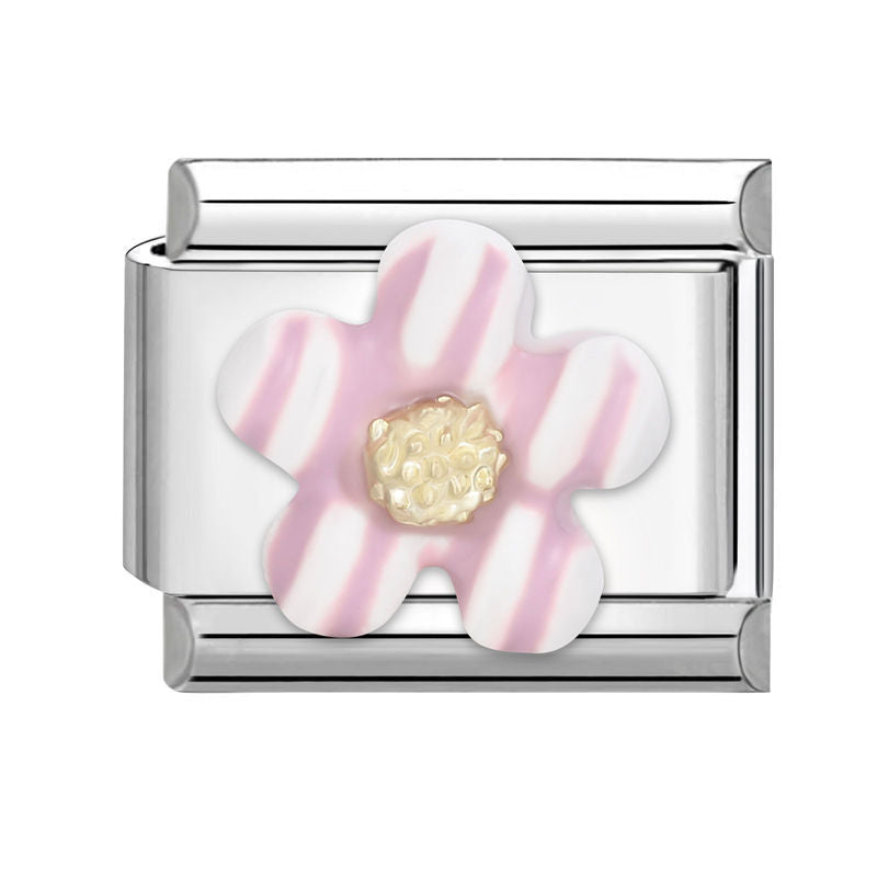 Wholesale  Italian modular bracelet 9mm DIY splicing detachable stainless steel letter flower combinable bracelet