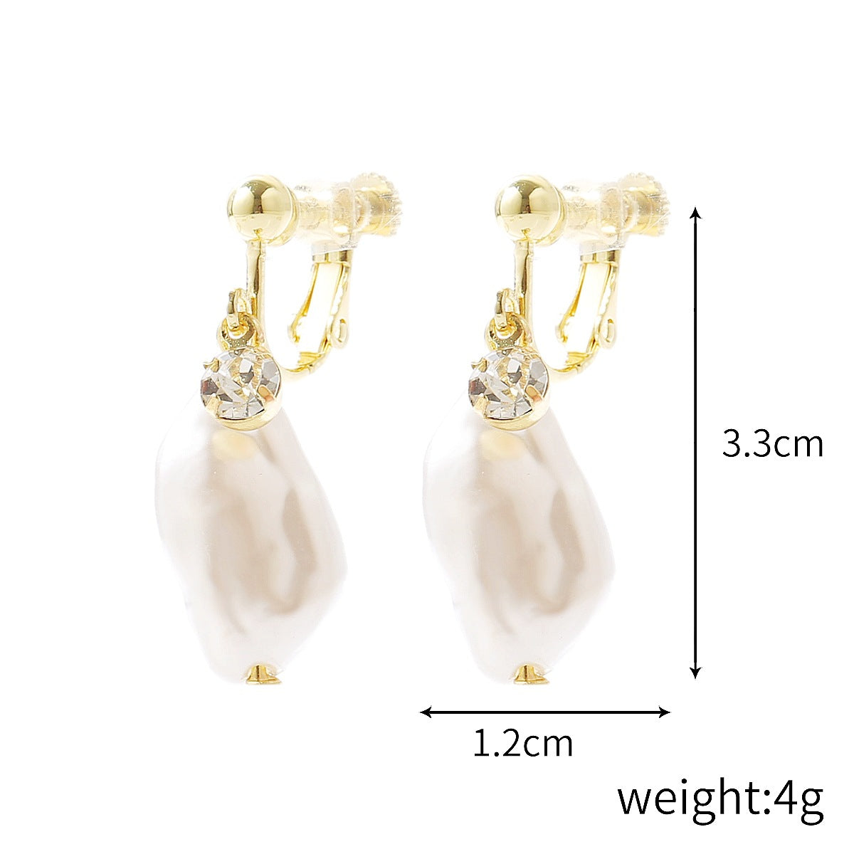 Wholesale Baroque Pearl Earrings Ear Cuff ACC-ES-ManYi004