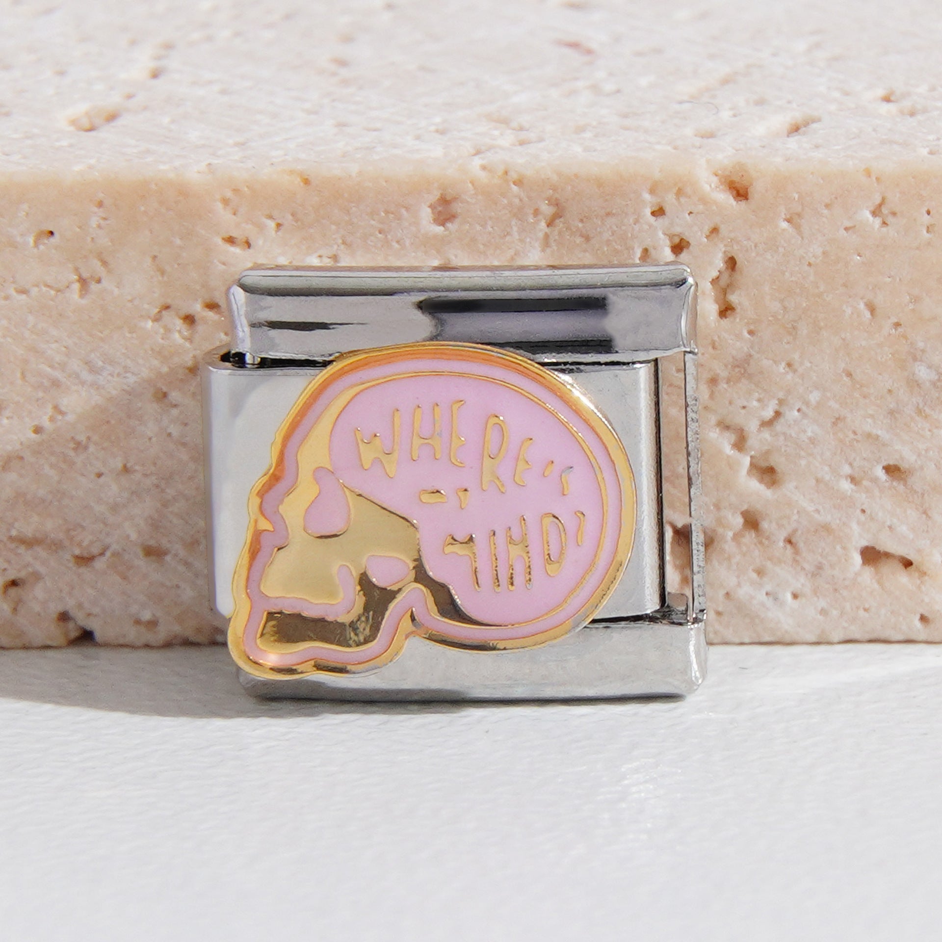 Wholesale Italian Charm Bracelet 9mm DIY Splicing Cute Creative Stainless Steel Composable Bracelet