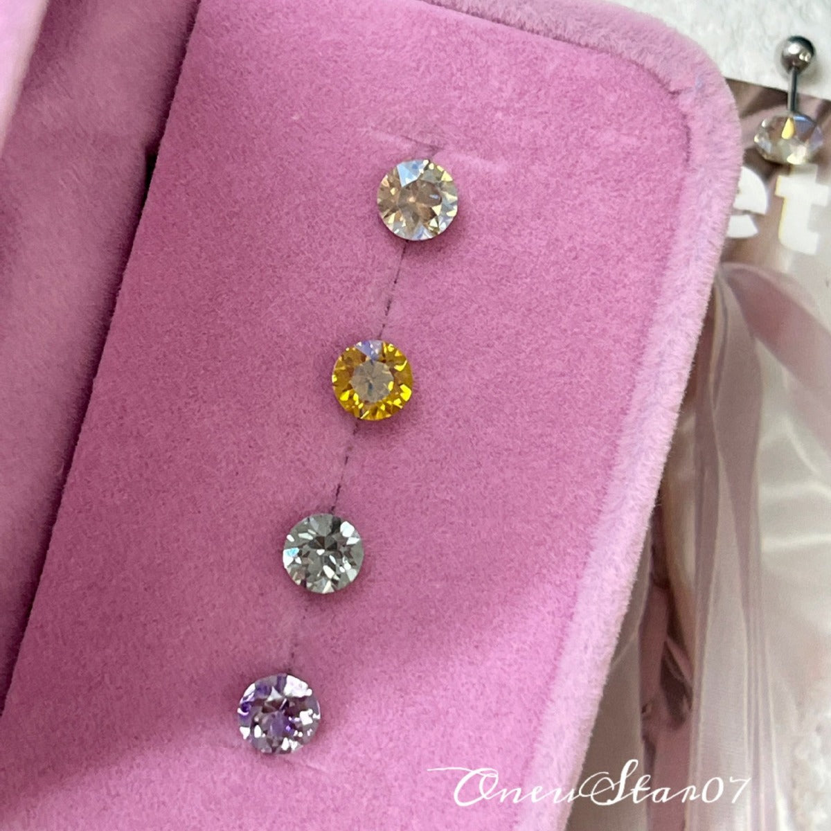 Wholesale  6MM earring titanium steel color  ear nail earring