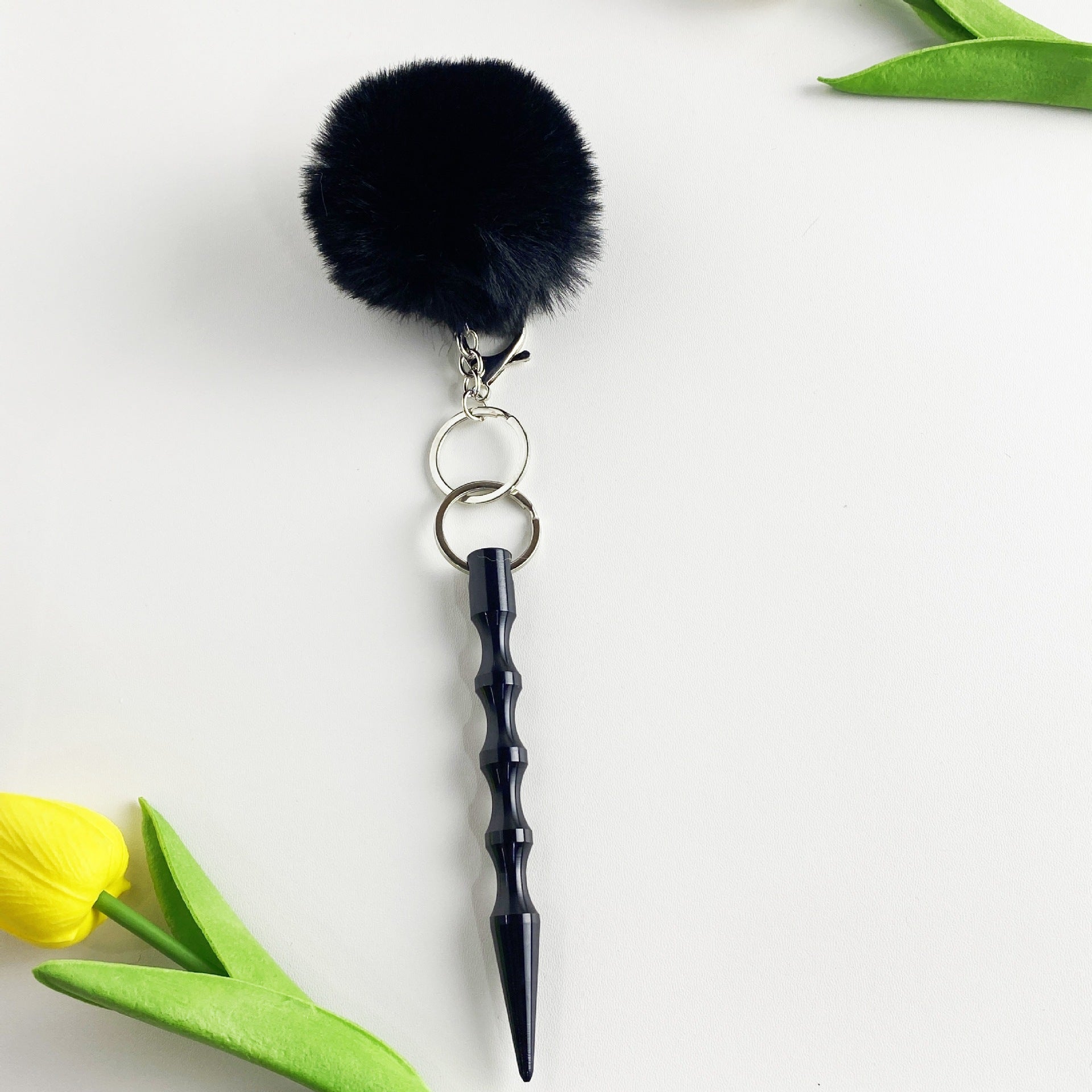 Wholesale Fur Ball Metal Keychains Set ACC-KC-ZhiYa041