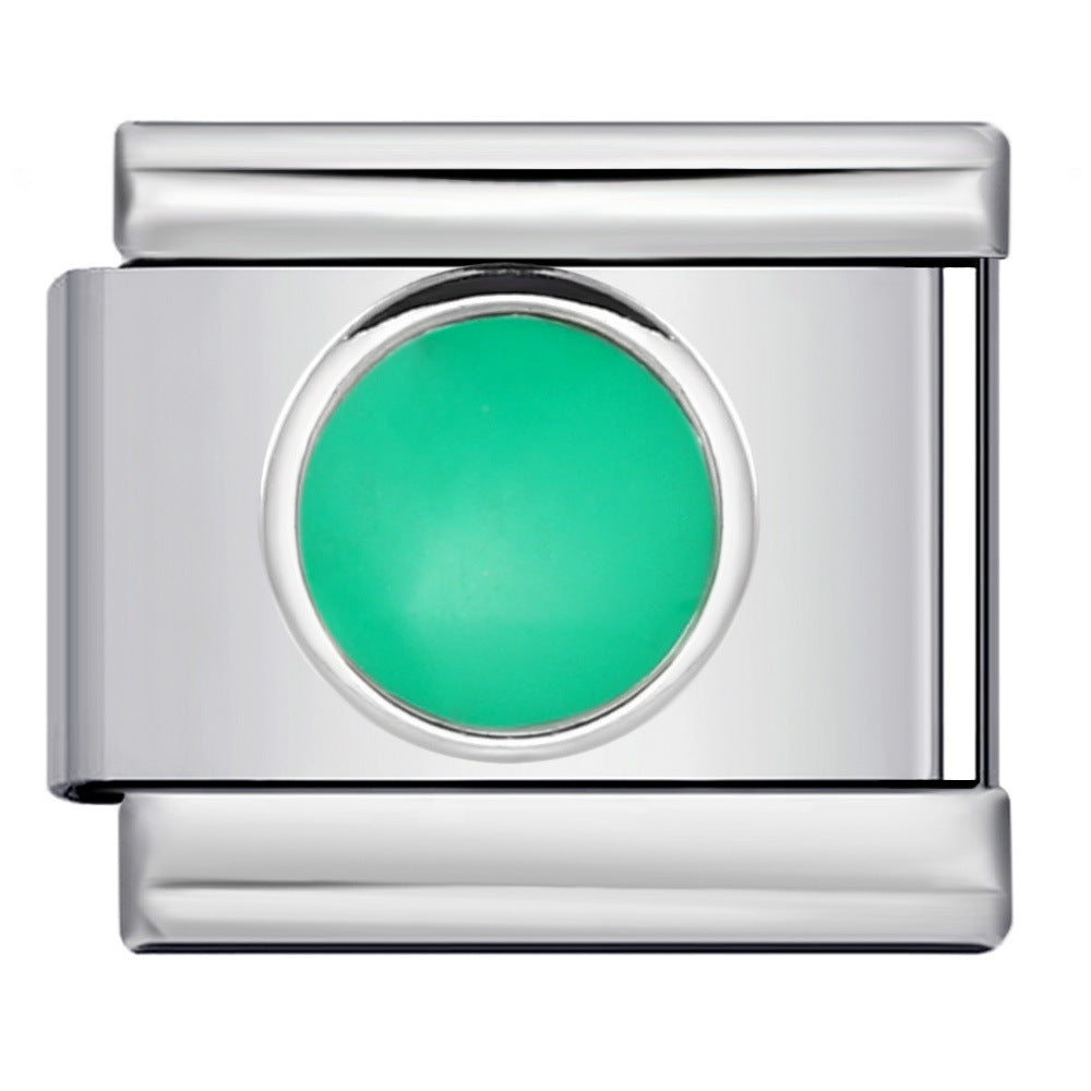 Wholesale Italian Charm Bracelet 9mm DIY Splicing Removable
Five-pointed star eyes Stainless Steel Composable Bracelet