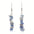Wholesale  pearl crystal stone stainless steel multicolor earrings