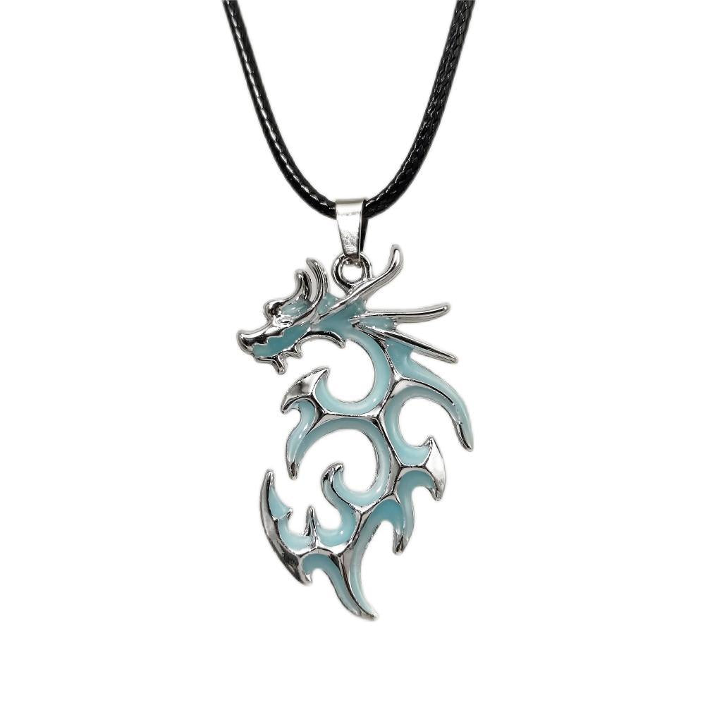 Wholesale  luminous flame dragon necklace