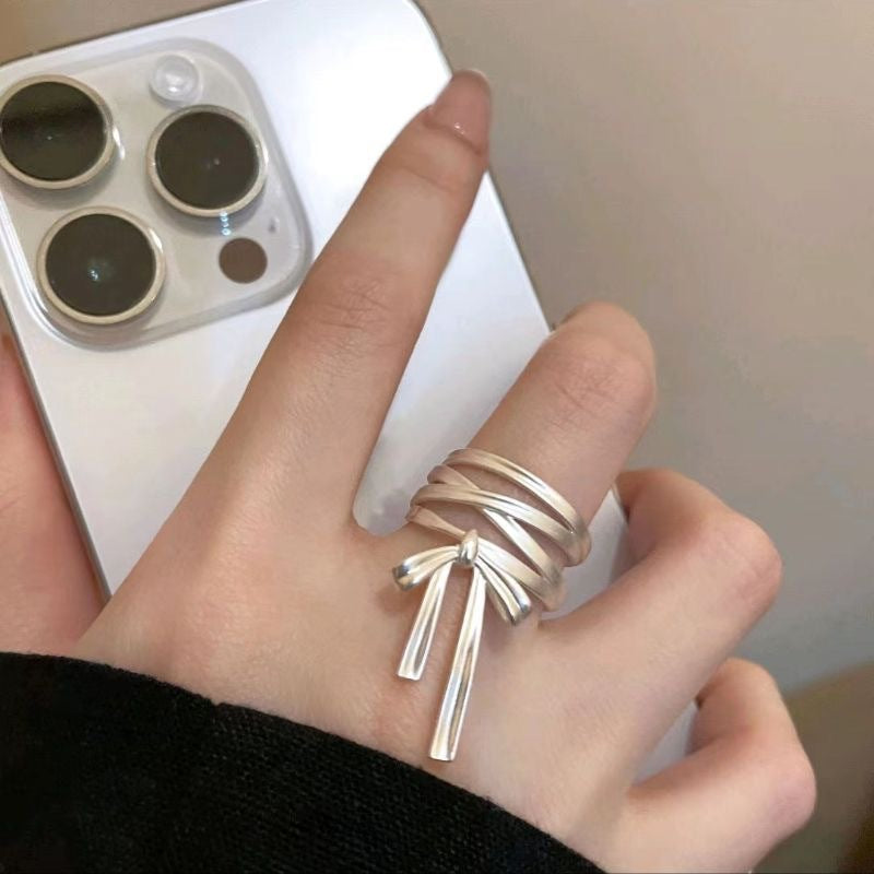 Wholesale Color Butterfly Zircon Open Ring