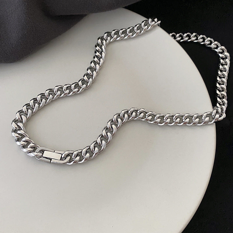 Wholesale Titanium Steel Cuban Necklace