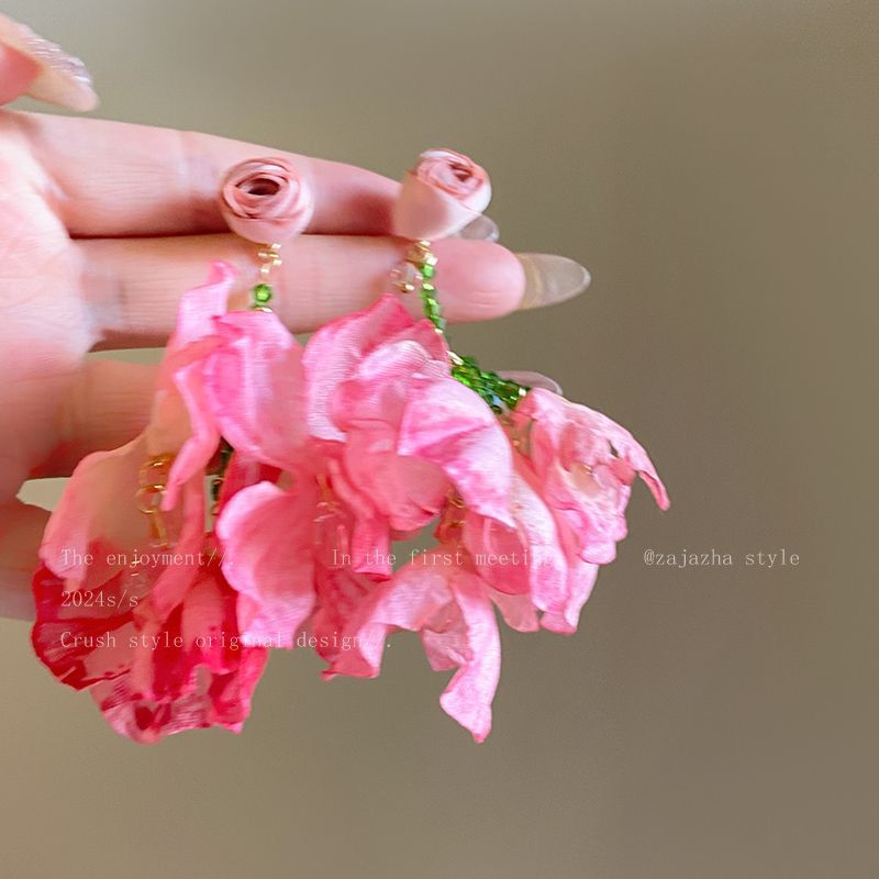 Wholesale Colorful flower earrings