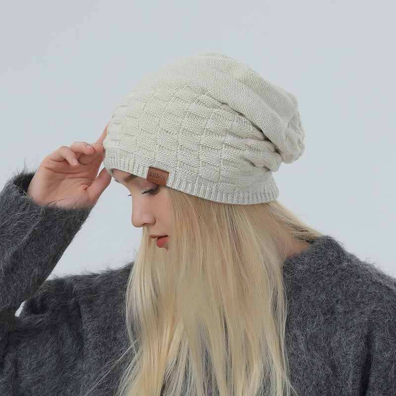 Wholesale  Knitted Hat Woolen Thread Turtleneck Cap