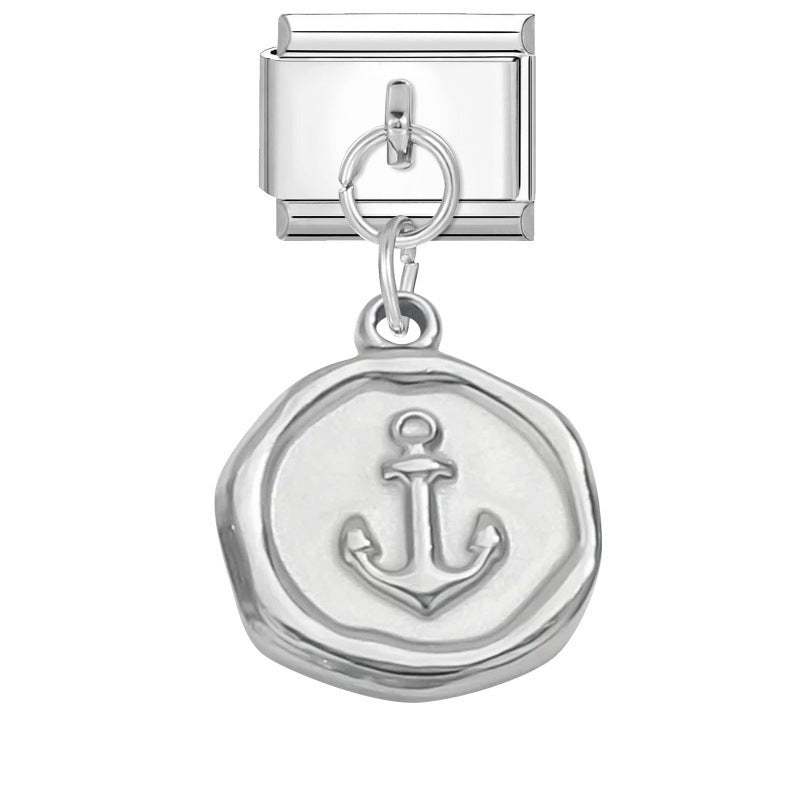 Wholesale  Italian Charm Bracelet 9mm DIY  Creative Stainless Steel Composable Bracelet