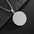 Wholesale stainless steel round brand necklace