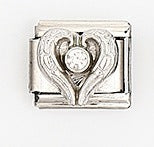 Wholesale 5pcs Italian Charm Bracelet 9mm DIY Splicing Heart Series Stainless Steel Composable Bracelet