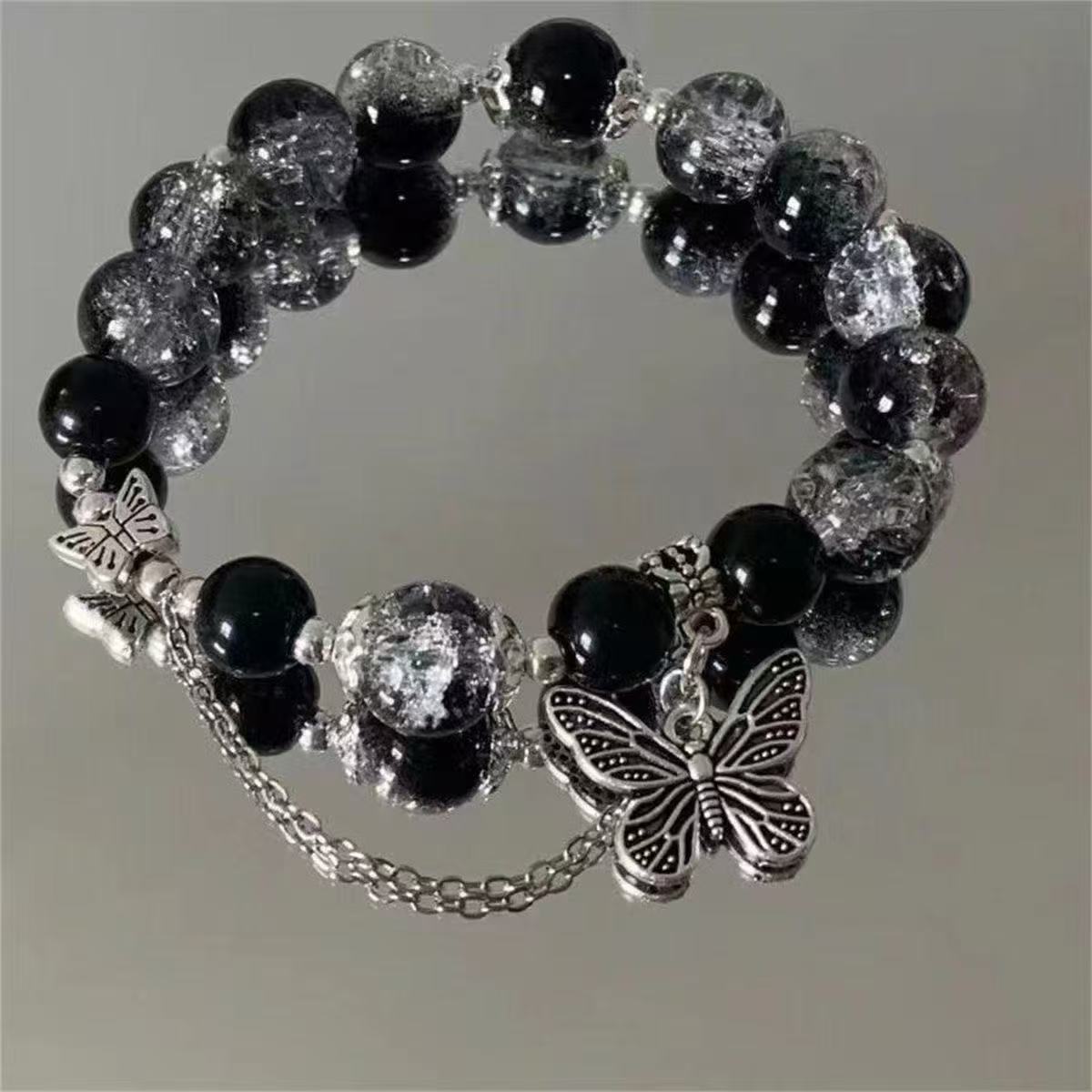 Wholesale Hand-Beaded Acrylic Contion Bracelet - Trendy Fashion Accessory for Everyday Wear,  Gift for