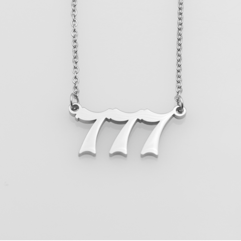 Wholesale Stainless Steel Angel Number Pendant Necklaces ACC-NE-XuanKa001