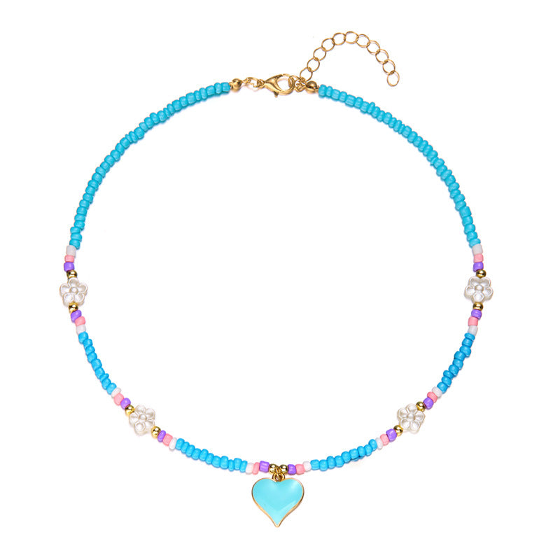 Wholesale  flower beads necklace  handmade jewelry