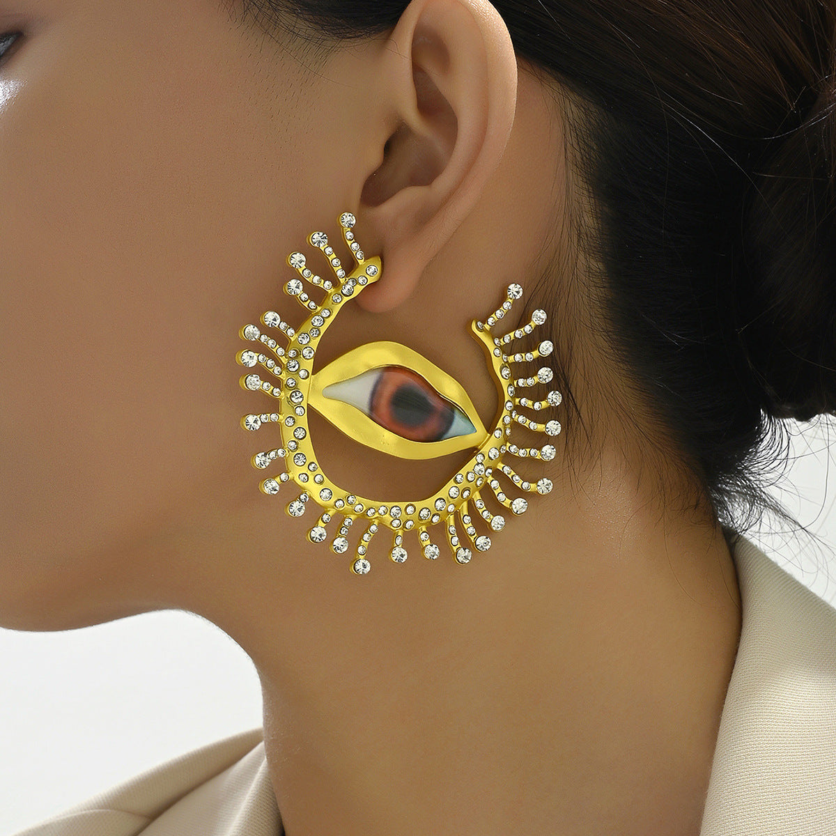 Wholesale Fashion OL Design Earrings Devil's Eye Earrings
