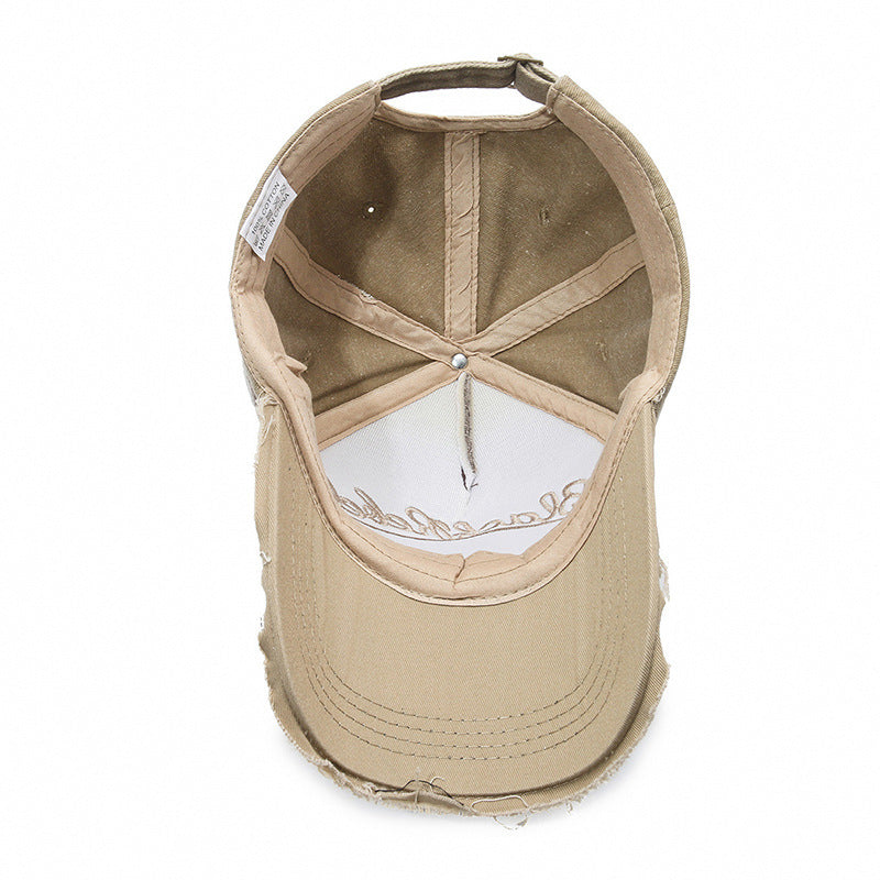 Wholesale washed vintage distressed boys baseball cap