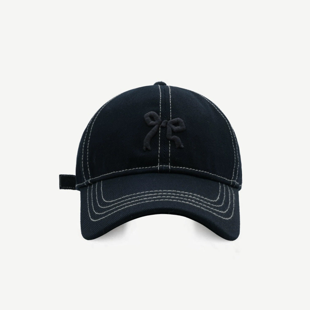 Wholesale Vintage Bow Hat Embroidery Plaid Cap Baseball Cap ACC-HT-JianYang001