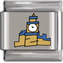 Wholesale Italian Charm Bracelet 9mm DIY Splicing White Series Stainless Steel Composable Bracelet