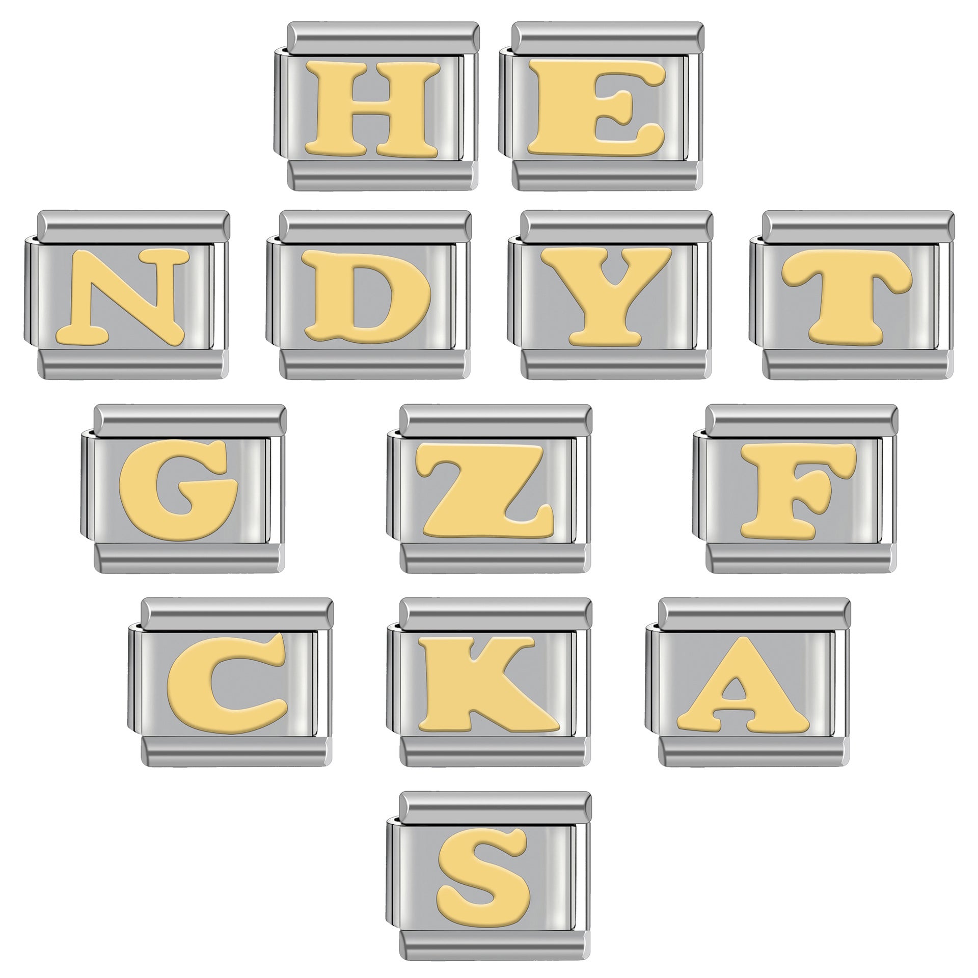 Wholesale Italian Charm Bracelet Stainless Steel Bracelet 9mm DIY Pattern Free Stitching Detachable Composable Bracelet ACC-BT-JL010