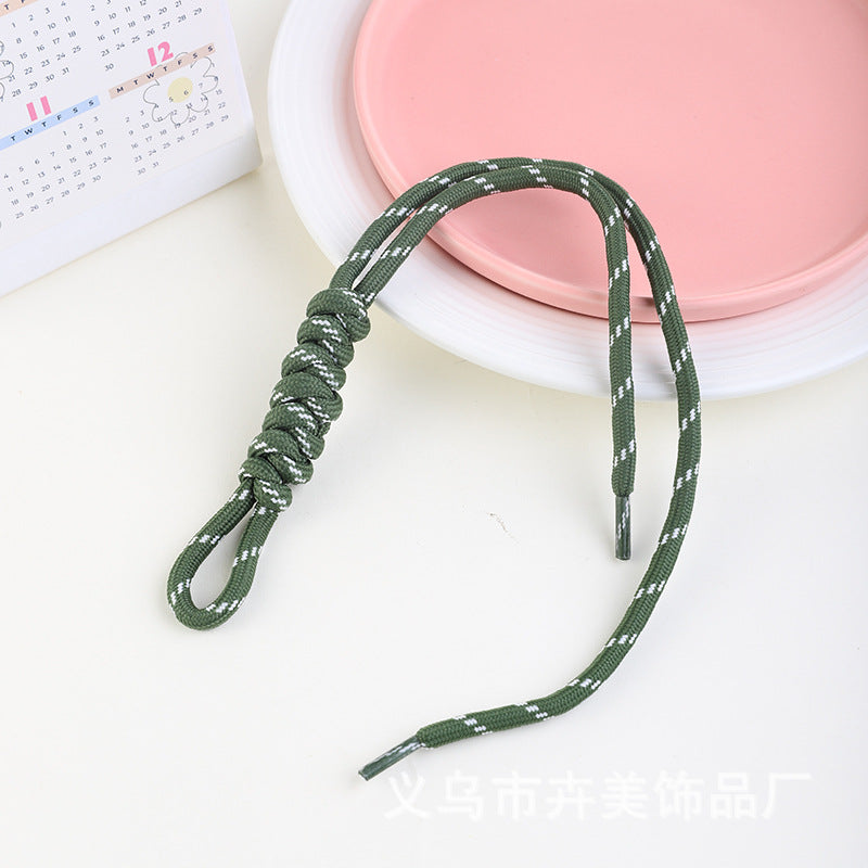 Wholesale  hand-woven rope diamond knot keychains