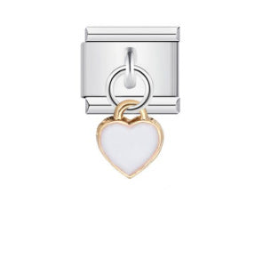 Wholesale Italian Module Bracelet Single Shell Pearl Titanium Steel Strap  Charms