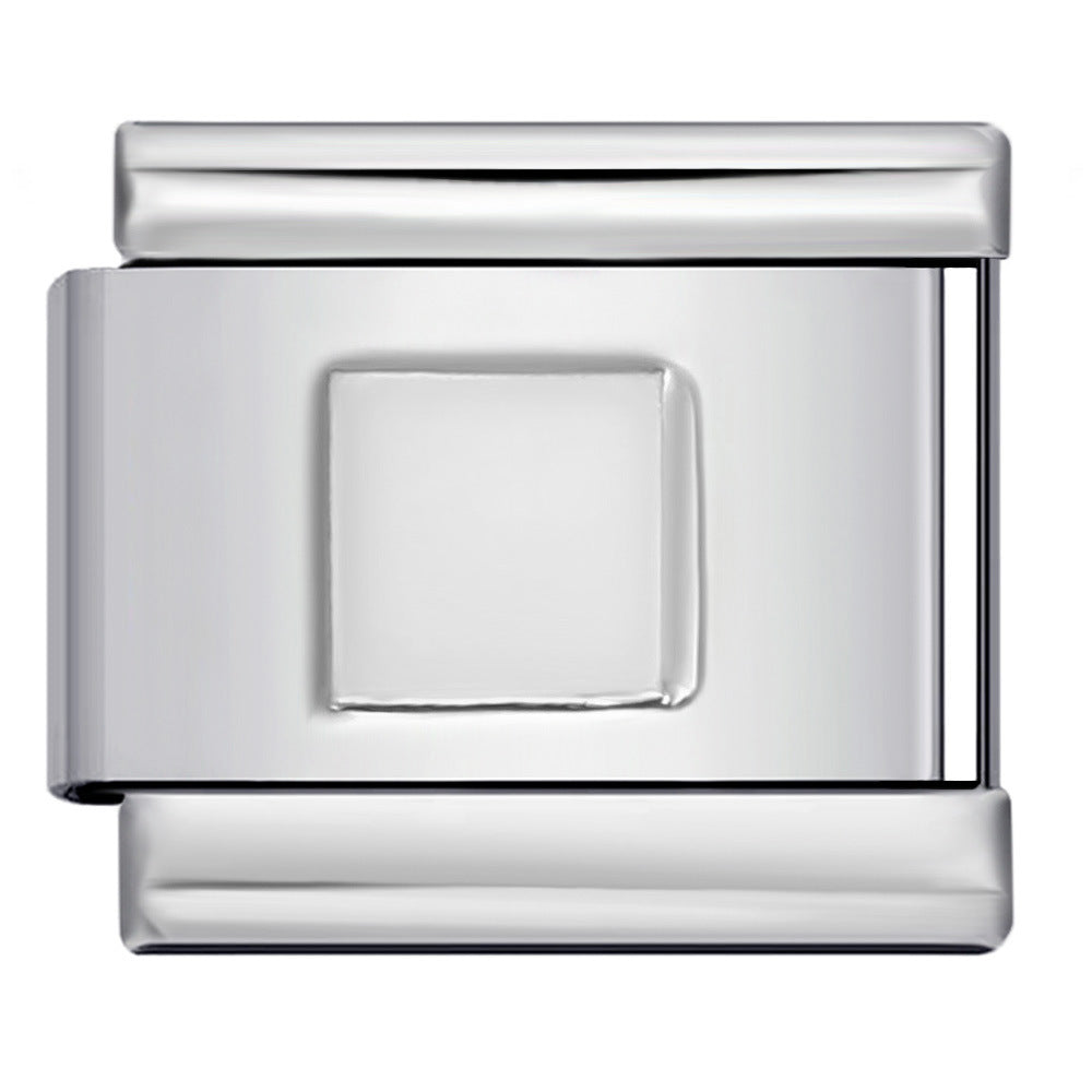 Wholesale Italian Charm Bracelet 9mm DIY Splicing Removable Silver Stainless Steel Composable Bracelet