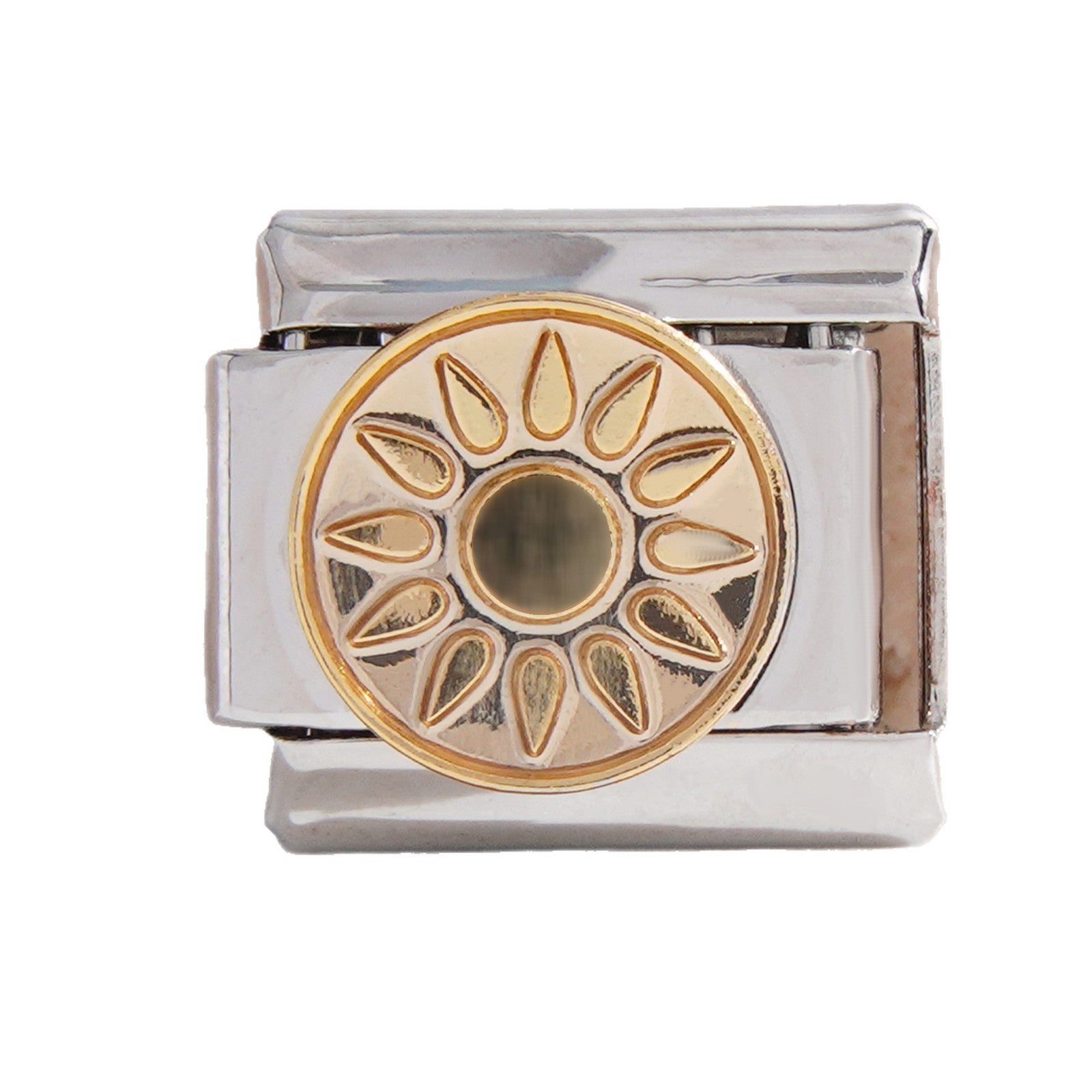Wholesale  9mm Italian Charm Starter Bracelets DIY square Single Section Creative Stainless Steel Composable Bracelet