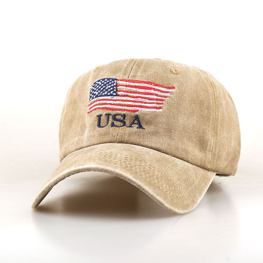 Wholesale USA Baseball Cap Embroidered Letter Adjustable Baseball Cap